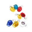 Safe Helmet Shape Bottle Opener Keychain | https://www.bestnamebadges.com
