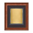 Calder Certificate TexEtch - Light Walnut | https://www.bestnamebadges.com