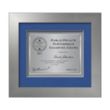 Premier Certificate TexEtch - Silver | https://www.bestnamebadges.com