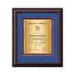 Monarch Certificate TexEtch - Mahogany | https://www.bestnamebadges.com