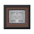 Monarch Certificate TexEtch - Black | https://www.bestnamebadges.com