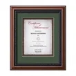 Deco -  Mahogany | https://www.bestnamebadges.com