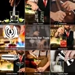 10-Piece bartender Tool with Stand Cocktail Maker Shaker set | https://www.bestnamebadges.com