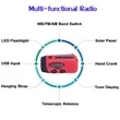 Emergency Solar Hand Crank NOAA  AM/FM Radio LED Flashlight | https://www.bestnamebadges.com