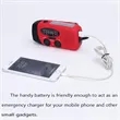 Emergency Solar Hand Crank NOAA  AM/FM Radio LED Flashlight | https://www.bestnamebadges.com