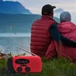 Emergency Solar Hand Crank NOAA  AM/FM Radio LED Flashlight | https://www.bestnamebadges.com