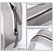 Clear Toiletry Carry Pouch With Zipper | https://www.bestnamebadges.com
