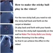 Glow Sticky Balls | https://www.bestnamebadges.com