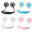Lazy Hanging Neck USB  Charging Portable Mini Fan | https://www.bestnamebadges.com