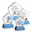 Genosee VividPrint™ Award on Base - Sky Blue | https://www.bestnamebadges.com