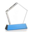 Genosee VividPrint™ Award on Base - Sky Blue | https://www.bestnamebadges.com