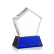 Genosee VividPrint™ Award on Base - Blue | https://www.bestnamebadges.com