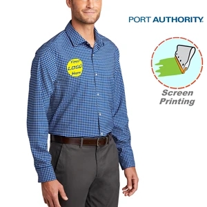 Port Authority City Stretch Shirt 3.7 oz. | https://www.bestnamebadges.com