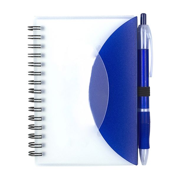 Stylish Spiral Notepad Notebook with Pen "Cupertino"