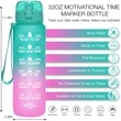 Motivational Water Mugs with Time Marker | https://www.bestnamebadges.com