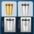 12oz Stainless Steel  Pint Cups | https://www.bestnamebadges.com