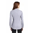 Port Authority Ladies Pincheck Easy Care Shirt 3.4 oz Custom | https://www.bestnamebadges.com
