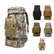 80L Camouflage Tactical Hiking Backpack | https://www.bestnamebadges.com