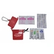 Water Resistant Adventurer First Aid Kit With Carabiner | https://www.bestnamebadges.com