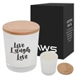 AWS Bamboo Soy Candle | https://www.bestnamebadges.com