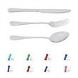 Stainless Steel Cutlery Set Neoprene Case | https://www.bestnamebadges.com