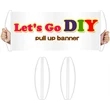 Reusable Handheld Pocket Custom Event Retractable Banner | https://www.bestnamebadges.com