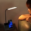 LED Desk Lamp with Wireless Charger | https://www.bestnamebadges.com