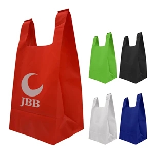Reusable T-Shirt Style Non-Woven Tote Bag | https://www.bestnamebadges.com