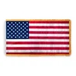 USA Embroidered Ceremonial Flags With Fringe | https://www.bestnamebadges.com
