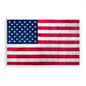 25'x40' USA Spun Polyester Embroidered Flag | https://www.bestnamebadges.com