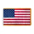 USA Embroidered Ceremonial Flags With Fringe | https://www.bestnamebadges.com