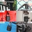 Fingerprint Padlock Rechargeable Anti Theft lock | https://www.bestnamebadges.com