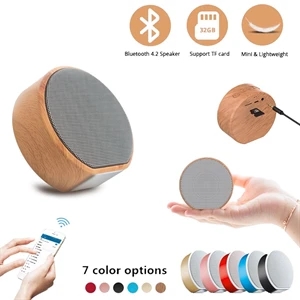 Wood Grain Bluetooth Speaker