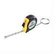 Rubber Tape Measure Key Tag With Laminated Label | https://www.bestnamebadges.com