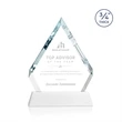 Apex Award on Newhaven Base - White | https://www.bestnamebadges.com