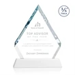 Apex Award on Newhaven Base - White | https://www.bestnamebadges.com