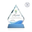 Apex VividPrint™ Award on Newhaven Base - Sky Blue | https://www.bestnamebadges.com