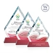 Apex VividPrint™ Award on Newhaven Base - Red | https://www.bestnamebadges.com