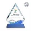Apex VividPrint™ Award on Newhaven Base - Blue | https://www.bestnamebadges.com
