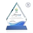 Apex VividPrint™ Award on Newhaven Base - Blue | https://www.bestnamebadges.com