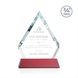 Apex Award on Newhaven Base - Red | https://www.bestnamebadges.com