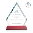 Apex Award on Newhaven Base - Red | https://www.bestnamebadges.com