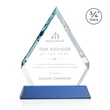 Apex Award on Newhaven Base - Blue | https://www.bestnamebadges.com