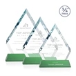 Apex Award on Newhaven Base - Green | https://www.bestnamebadges.com