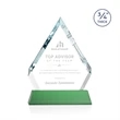 Apex Award on Newhaven Base - Green | https://www.bestnamebadges.com