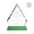 Apex Award on Newhaven Base - Green | https://www.bestnamebadges.com
