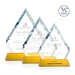 Apex Award on Newhaven Base - Amber | https://www.bestnamebadges.com