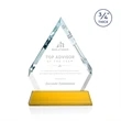 Apex Award on Newhaven Base - Amber | https://www.bestnamebadges.com