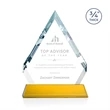 Apex Award on Newhaven Base - Amber | https://www.bestnamebadges.com
