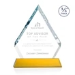 Apex Award on Newhaven Base - Amber | https://www.bestnamebadges.com